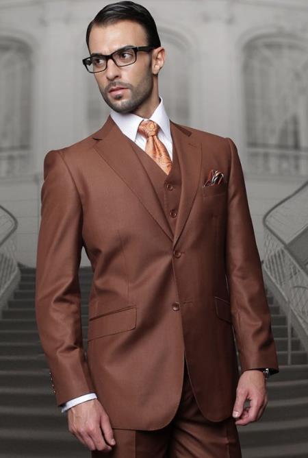 Big and Tall Suits - Copper Suit For Big Men - Large Men Sizes