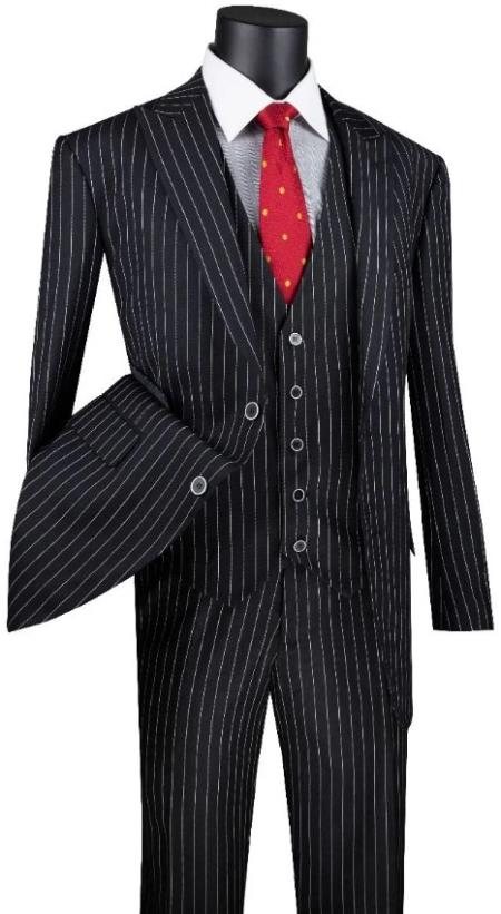 Big and Tall Suits - Black Suit For Big Men - Large Men Sizes