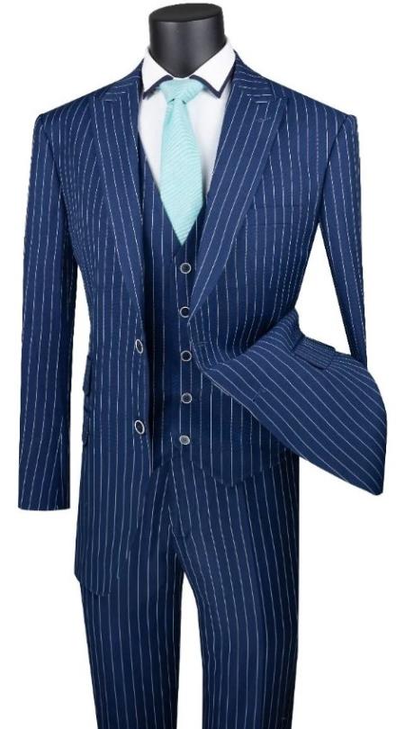 Big and Tall Suits - Blue Suit For Big Men - Large Men Sizes