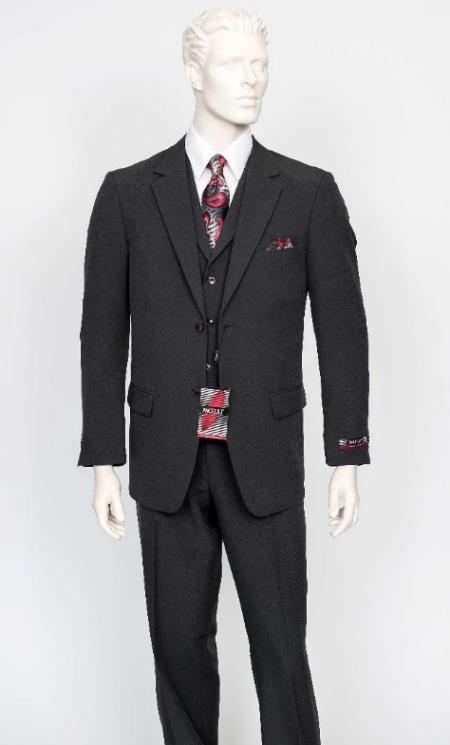 Big and Tall Suits - Black Suit For Big Men - Large Men Sizes