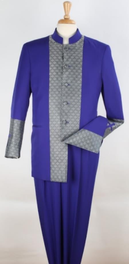 Big and Tall Suits - Royal Blue Suit For Big Men - Large Men Sizes