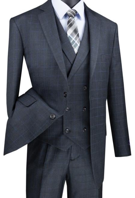 Big and Tall Suits - Charcoal Suit For Big Men - Large Men Sizes