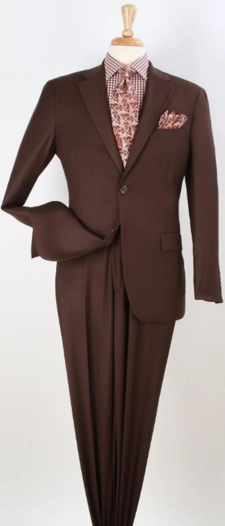 Big and Tall Suits - Brown Suit For Big Men - Large Men Sizes