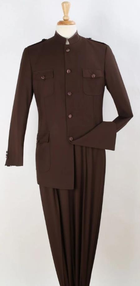 Big and Tall Suits - Brown Suit For Big Men - Large Men Sizes