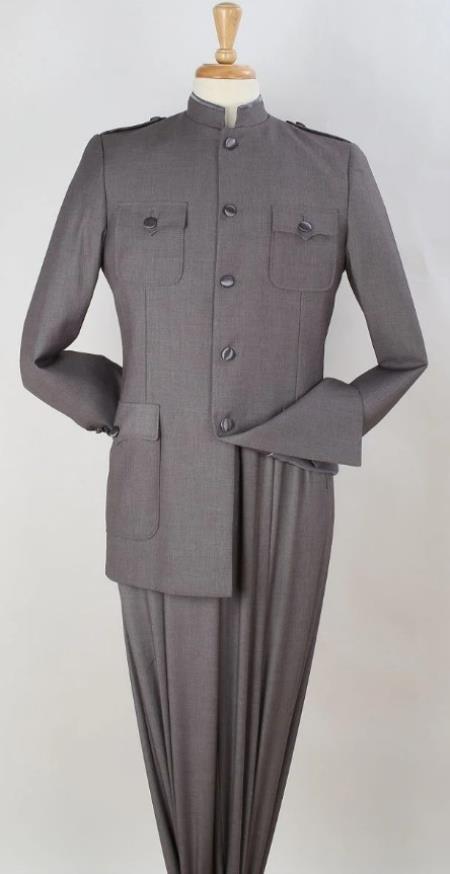 Big and Tall Suits - Grey Suit For Big Men - Large Men Sizes