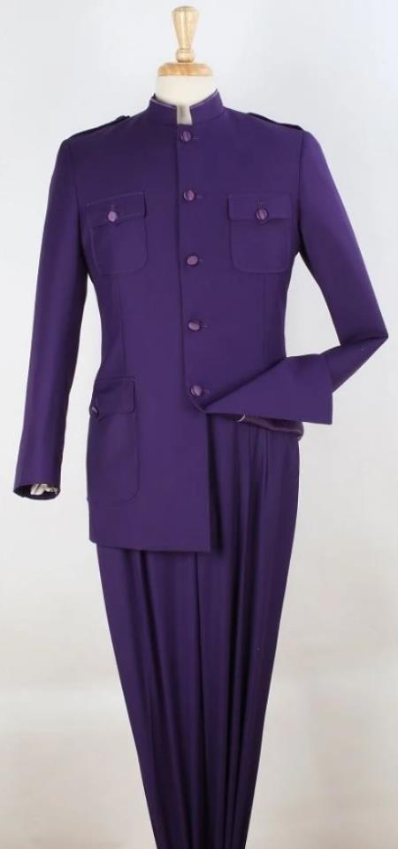 Big and Tall Suits - Purple Suit For Big Men - Large Men Sizes