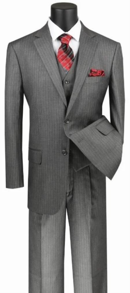 Big and Tall Suits - Grey Suit For Big Men - Large Men Sizes