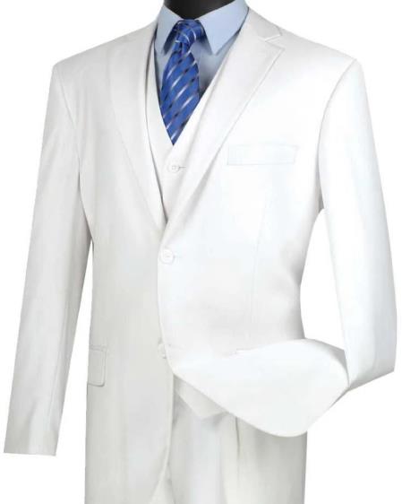 Big and Tall Suits - Off-White Suit For Big Men - Large Men Sizes