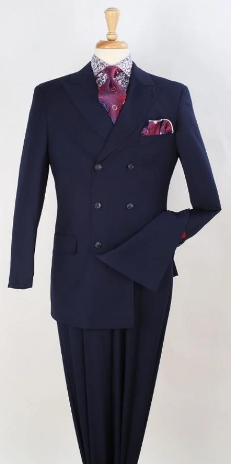 Big and Tall Suits - Navy Suit For Big Men - Large Men Sizes