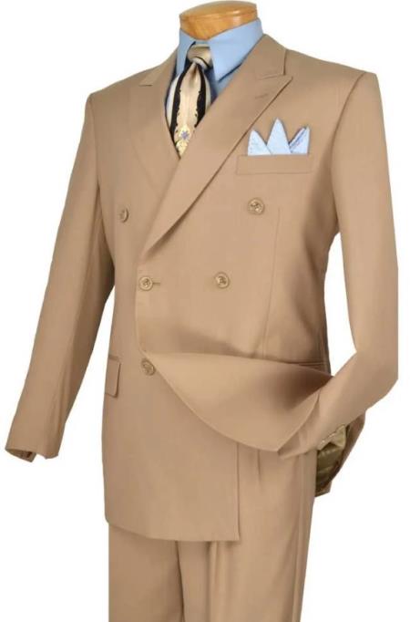 Big and Tall Suits - Camel Suit For Big Men - Large Men Sizes