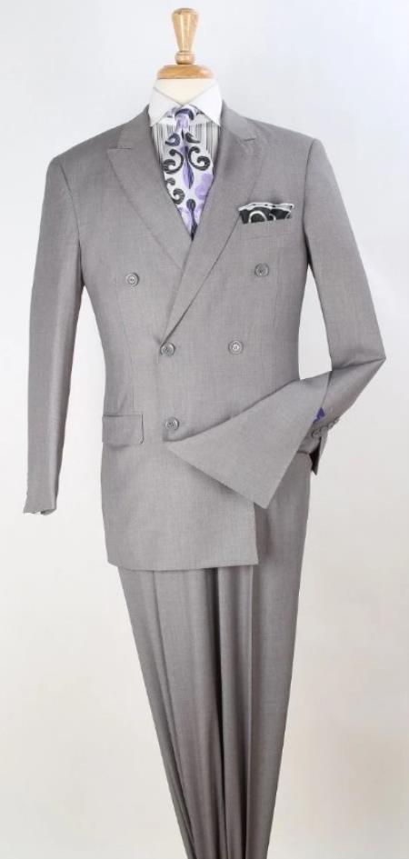 Big and Tall Suits - Light Grey Suit For Big Men - Large Men Sizes