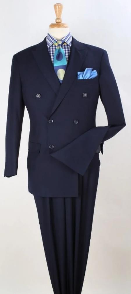 Big and Tall Suits - Navy Suit For Big Men - Large Men Sizes