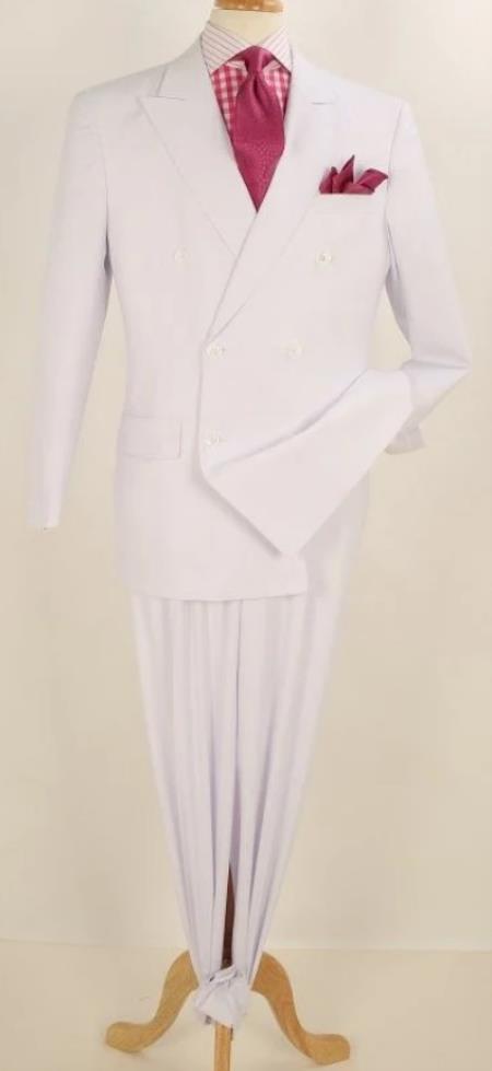 Big and Tall Suits - White Suit For Big Men - Large Men Sizes