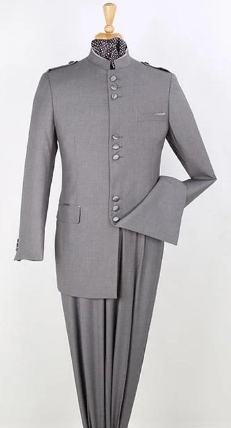 Big and Tall Suits - Grey Suit For Big Men - Large Men Sizes