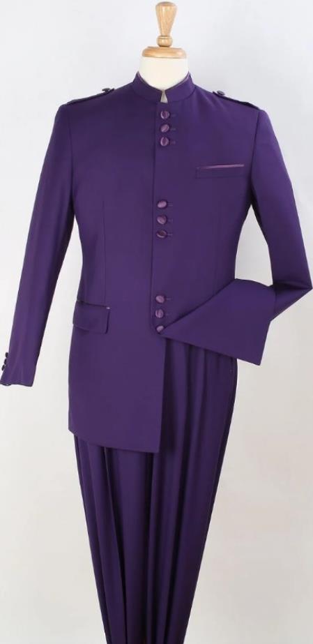 Big and Tall Suits - Purple Suit For Big Men - Large Men Sizes