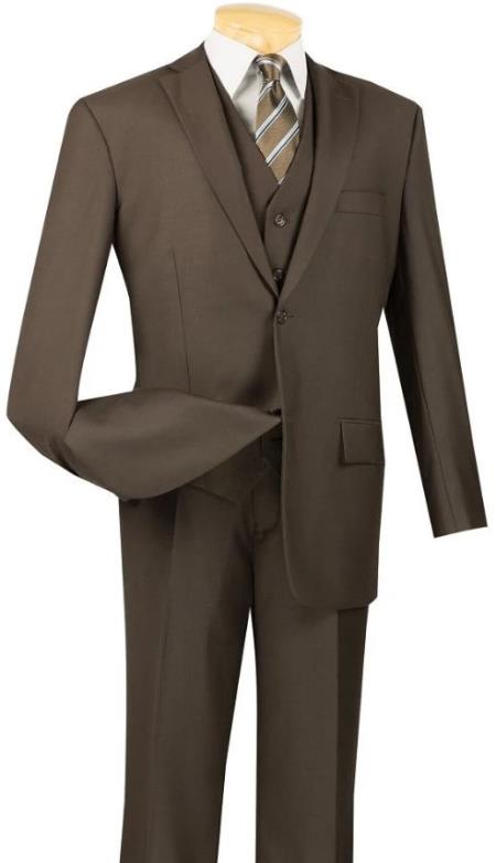 Big and Tall Suits - Brown Suit For Big Men - Large Men Sizes