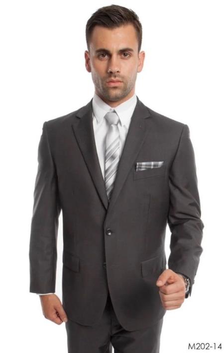 Big and Tall Suits - Grey Suit For Big Men - Large Men Sizes