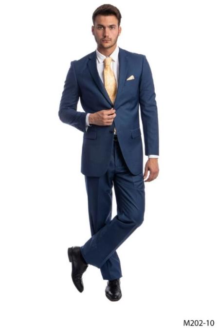 Big and Tall Suits - Indigo Suit For Big Men - Large Men Sizes