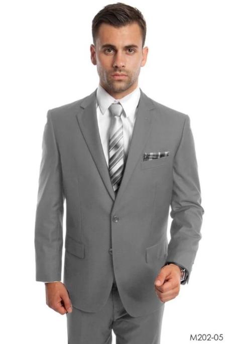 Big and Tall Suits - Light Grey Suit For Big Men - Large Men Sizes