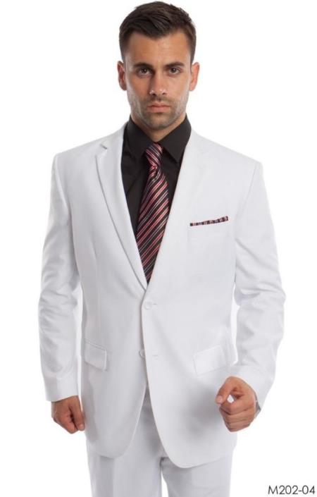 Big and Tall Suits - White Suit For Big Men - Large Men Sizes