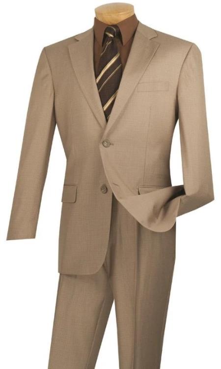 Big and Tall Suits - Beige Suit For Big Men - Large Men Sizes