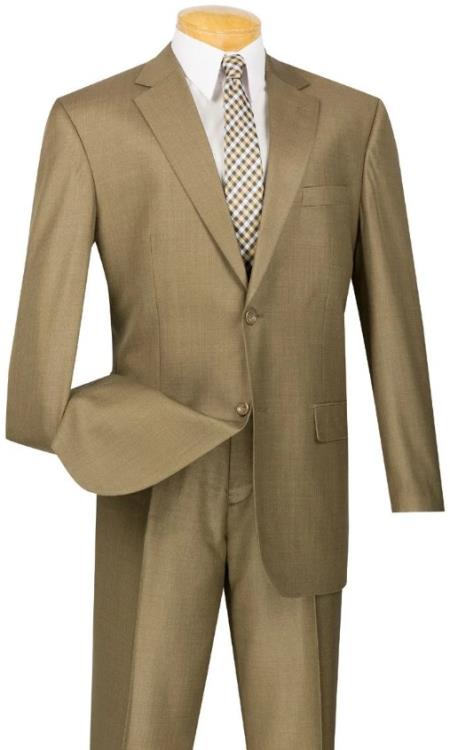 Big and Tall Suits - Taupe Suit For Big Men - Large Men Sizes