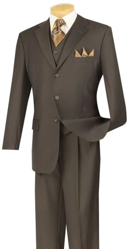 Big and Tall Suits - Brown Suit For Big Men - Large Men Sizes