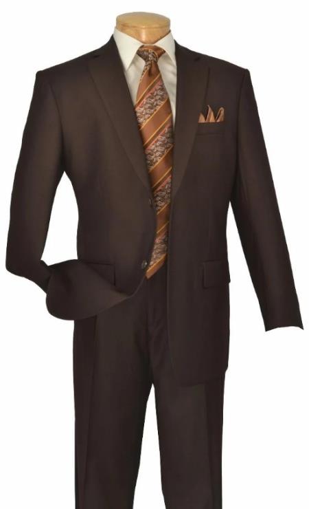 Big and Tall Suits - Brown Suit For Big Men - Large Men Sizes