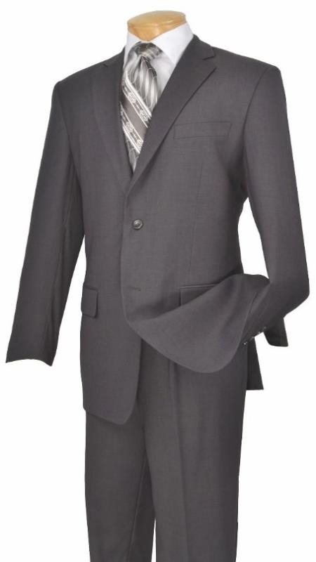 Big and Tall Suits - Grey Suit For Big Men - Large Men Sizes