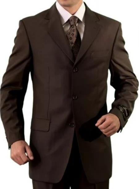 Big and Tall Suits - Brown Suit For Big Men - Large Men Sizes