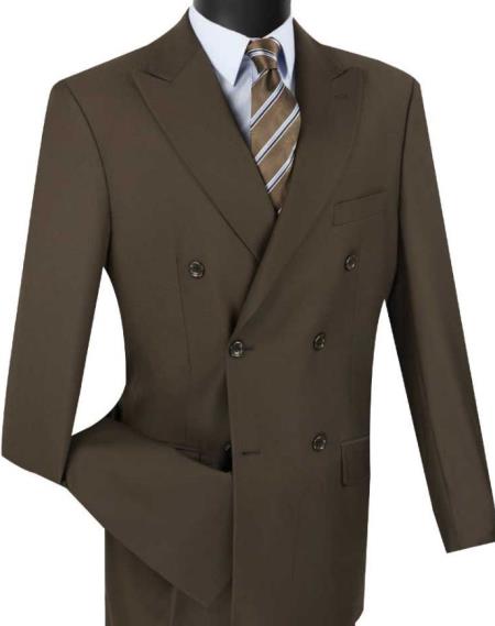 Big and Tall Suits - Brown Suit For Big Men - Large Men Sizes