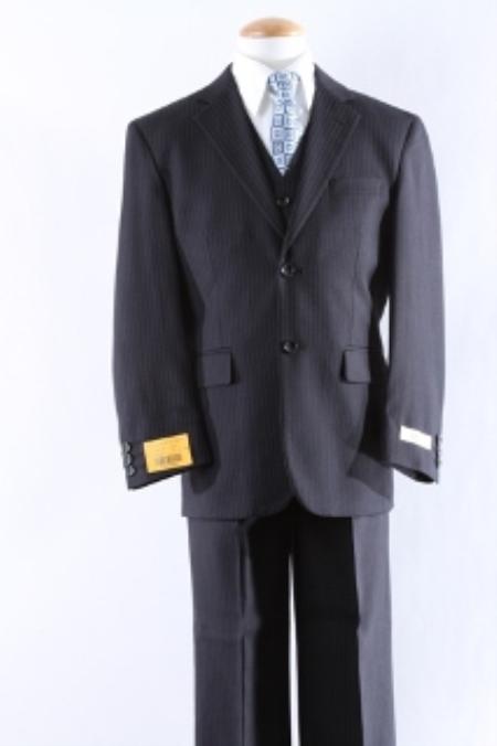SKU#KA3333 Two Button 5 Pcs Boy Dress Suit Set Size From Baby to Teen ...