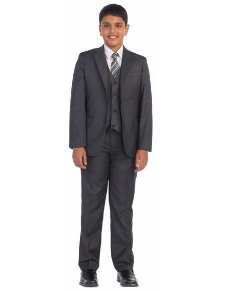 Suit For Teenager Charcoal