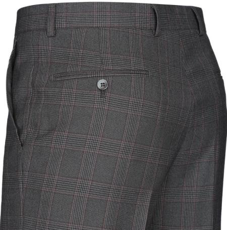 Renoir Marino Classic Fit Suit Style# Plaid Suit - Checkered