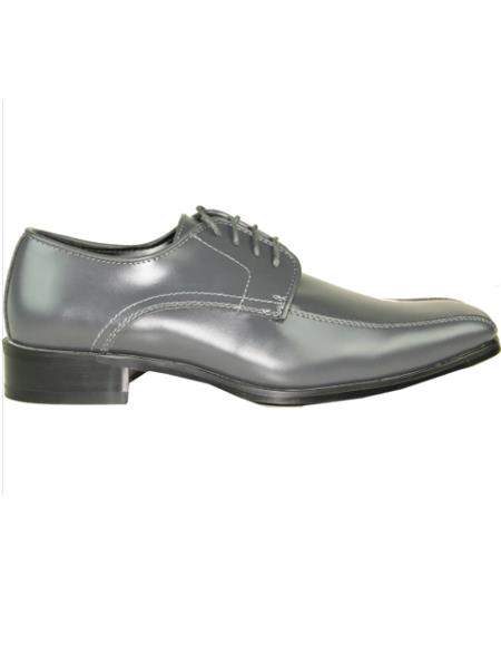 Men's Wide Width Dress Shoe Iron Grey