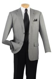  Mens 100% Luxurious Wool Sport Coat Black houndstooth checkered 