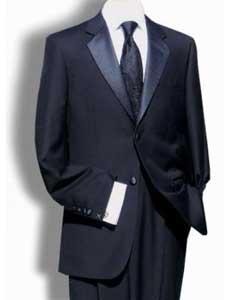  Pleated Pants (Regular Fit Jacket) Mens Black 2 Button Super 150s Wool