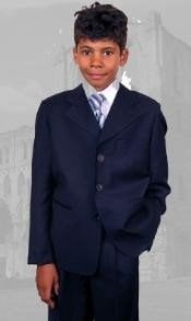  Kids B100 Dark Navy Boys Dress Suit Hand Made Perfect for toddler