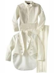  Baby Boys Off White Kids Sizes Tuxedo Suit Perfect for toddler Suit