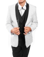 Kids ~ Children ~ Boys ~ Toddler Kids Sizes Tuxedo Vested Suit