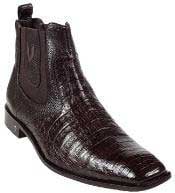 Men's exotic leather boots, Crocodile boots
