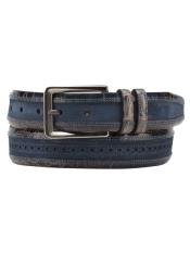 Exotic skin belts for men, mens leather belts