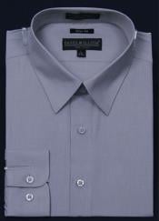 Men's Slim Fit Dress Shirt - Solid Color
