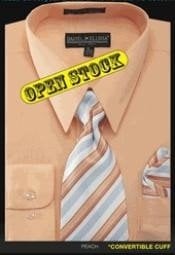  Trendy high quality Mens Basic Shirt with Matching Tie and Hanky dress