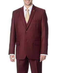  2-button Vested Suit 