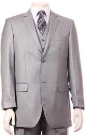  Mens Stone Double vented Super fine poly blend Suit 