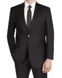  Mens Online Sale Clearance Slim Fitted Suit Black