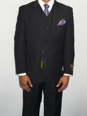  Tweed 3 Piece Suit - Tweed Wedding Suit Mens Black Sharkskin Shinny