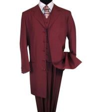  Burgundy ~Maroon Zoot Suit - Pimp Suit - Zuit Suit ~ Wine