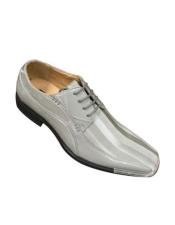grey slip on dress shoes